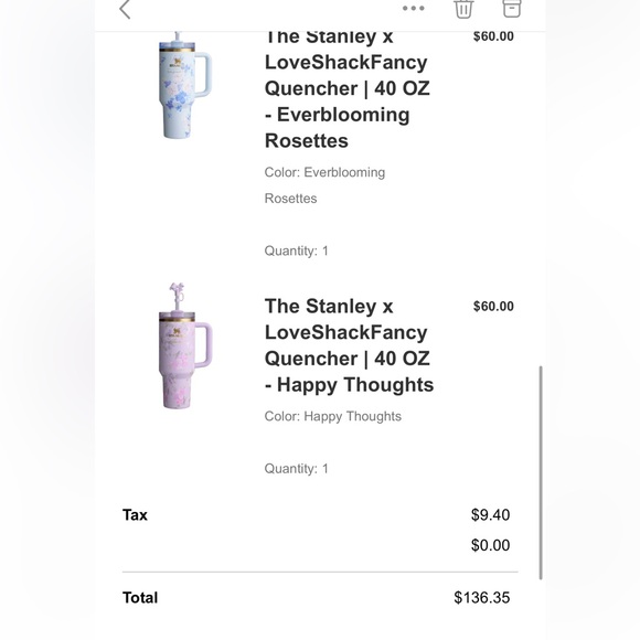 BRAND NEW Stanley x love shack fancy - Picture 9 of 9